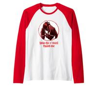 Cómo el Correo electrónico me encontró Mothman Camiseta Manga Raglan