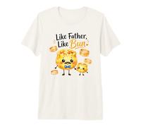 como el Padre como un Bollo Lindo Dim Sum Dumpling Camiseta Premium