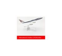 (como en la imagen) Modelo de avión de aleación de simulación de 16 CM, modelo de avión Airbus Boeing