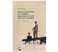 Como Encontrar Un Nombre Conocido En Una Lista De Extraños