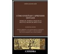 Cómo Enseñar Y Aprender Sintaxis