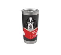 Cómo entrenar a tu amante de los perros Springer Spaniel inglés humano Vaso térmico de acero inoxidable de doble pared