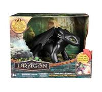 Dragons DreamWorks Figura Dragón Desdentao Interactivo: Doma y Entrena de Cómo Entrenar a tu Dragón, + de 60 Sonidos y Reacciones - 6072728 - Juguetes Niños 4 Años + - Regalo Niño 4 Años +