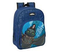 COMO ENTRENAR A TU DRAGÓN - Mochila Escolar Infantil Animada, Mochila Niño, Mochila Infantil, Adaptable a Carro, Ideal para Niños en Edad Escolar, Cómoda y Versátil, Calidad y Resistencia, 26x11x34 cm