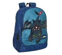 COMO ENTRENAR A TU DRAGÓN - Mochila Escolar Infantil, Ideal para Niños de Diferentes Edades, Cómoda y Versátil, Calidad y Resistencia, 32x16x44 cm