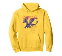 Cómo Entrenar a tu dragón Película 2025 Dragones Sudadera con Capucha, Unisex para Adultos, Limón, XL