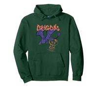 Cómo Entrenar a tu dragón Película 2025 Dragones Sudadera con Capucha, Unisex para Adultos, Verde Bosque, XL
