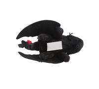 Cómo Entrenar una Tu Dragón Desdentado Pequeño Dragón Volador Muñeca Decoración Casco de Motocicleta Estilo de Liberación Rápida 27 cm Negro