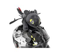 Cómo Entrenar una Tu Dragón Desdentado Pequeño Dragón Volador Muñeca Decoración Coche Motocicleta Casco Ajuste Liberación Rápida 20 cm A