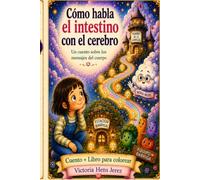 Cómo habla el intestino con el cerebro: Cuento y libro para colorear sobre las emociones, los mensajes del cuerpo y el bienestar infantil (Historias del Reino del Equilibrio)