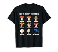 Cómo Identificar Hongos Gráfico Divertido De Búsqueda De Camiseta