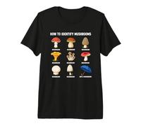 Cómo Identificar Hongos Gráfico Divertido De Búsqueda De Camiseta Premium