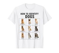 Cómo identificar Perros Divertido Mapache Cachorro mamá papá Mascota niños Camiseta