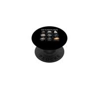 Cómo identificar Rocas Geología Amante Mineral Hunting Science PopSockets PopGrip Adhesivo