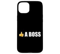 Como Jefe, Divertido Juego de palabras broma Carcasa para iPhone 15 Plus