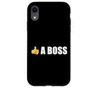 Como Jefe, Divertido Juego de palabras broma Carcasa para iPhone XR