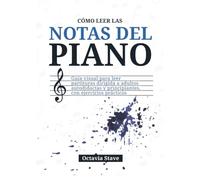 Cómo leer las notas del piano: Guía visual para leer partituras dirigida a adultos autodidactas y principiantes, con ejercicios prácticos