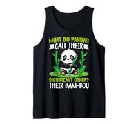 ¿Cómo Llaman los Pandas a su Otro significativo? Su Bam-BOU Camiseta sin Mangas