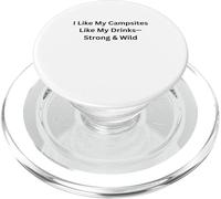 como mis campings como mis Bebidas Fuertes para divertirse al Aire Libre PopSockets PopGrip para MagSafe