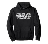 como Otras Chicas Soy Un Amigo Divertido Desarticulado Gen Z Meme Tomboy Sudadera con Capucha