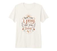 Cómo Puedo Orar por ti Hoy Boho Christian Faith Sun Camiseta Premium