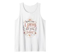Cómo Puedo Orar por ti Hoy Boho Christian Faith Sun Camiseta sin Mangas