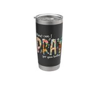 Cómo puedo orar por ti hoy Diseñar la oración cristiana Vaso térmico de acero inoxidable de doble pared