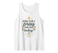 Cómo Puedo Orar por ti Hoy Oración Católica Cristiana Camiseta sin Mangas