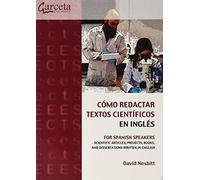 Cómo redactar textos científicos en Inglés (SIN COLECCION)