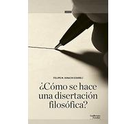 ¿como Se Hace Una Disertacion Filosofica?
