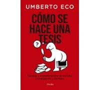 Cómo se hace una tesis
