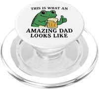 Cómo se ve un papá increíble - Cerveza divertida del día del padre PopSockets PopGrip para MagSafe