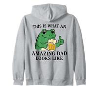 Cómo se ve un papá increíble - Cerveza divertida del día del padre Sudadera con Capucha