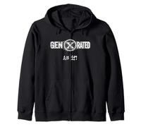 como Si Generación X Funny Slang Cultura Pop Vintage Sarcasmo Sudadera con Capucha