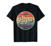 Como Un Abuelo Papa Solo Más Guay Vintage Camiseta