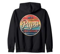 Como Un Abuelo Papa Solo Más Guay Vintage Sudadera con Capucha