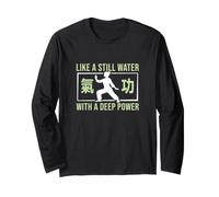 como un Agua sin Gas con un Profundo Poder Chi Gong Amantes de Qigong Manga Larga
