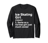 Como una chica normal Mucho más fresca Patinaje sobre hielo Manga Larga