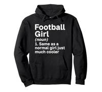 como una Chica Normal, una Chica de fútbol Mucho más Fresca Sudadera con Capucha
