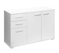 Cómoda Alba 3 Puertas y 2 cajones Blanca 107x75x35cm