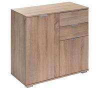 Cómoda Alba color roble 71x74x35cm 2 puertas 2 cajones