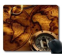 Cómoda Alfombrilla de ratón, Mapa de Pantalla Mapa Virginia, Alfombrilla de ratón con Bordes cosidos