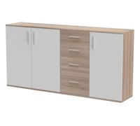 Comoda aparador bobby 160x82cm. 3 puertas y 4 cajones