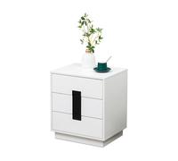 Cómoda Blanca/Negra - (An)50 x (Al)56 x (Pr)40 cm