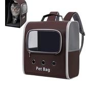 Cómoda bolsa de transporte para mascotas, mochila para gatos, mochila grande para gatos, bolsa de transporte para mascotas, bolsa de transporte para mascotas expandible, diseño transpirable, seguro y