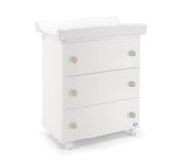 Cómoda Cambiador Pali Win Blanco Taupe