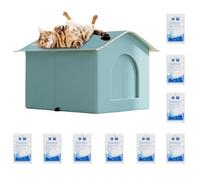 Cómoda casa para de interior - Caseta refrescante cómoda para gatitos | Espacioso frío para gatitos accesorio para mascotas de todos los tamaños