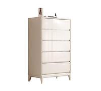 Cómoda Cómoda de 5 cajones Cómoda de lujo ligera Cómoda Dormitorio Cómoda de madera maciza Cómoda de cinco cajones Sala de estar moderna Aparador de almacenamiento decorativo Almacenamiento para dormi