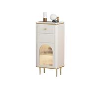 Cómoda Cómoda for dormitorio, cómoda, cómoda con tapa de textura de mármol de imitación y tiradores de metal dorado for dormitorio, sala de estar, pasillo, entrada Almacenamiento para dormitorio(43*30