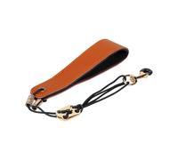 Cómoda correa de hombro ajustable para saxofón de piel sintética con textura para clarinete e instrumentos de viento eléctricos